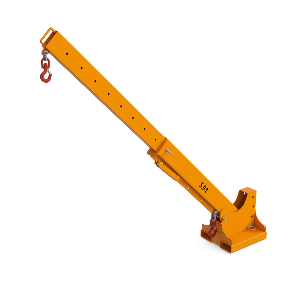 Productafbeelding nr. 7: Bauer® kraanarm model 1, bereik tot 3.690 mm, draagvermogen tot 2.500 kg, geel-oranje