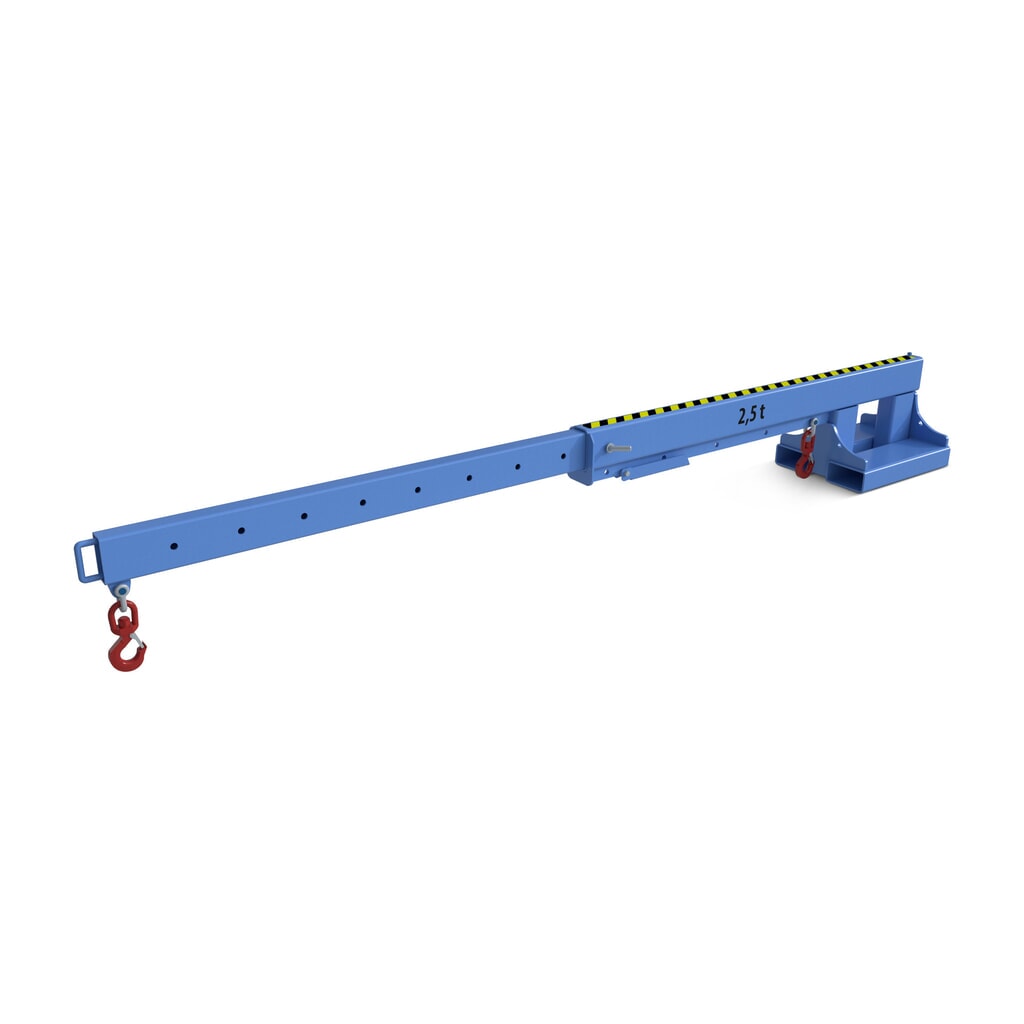 Bauer® kraanarm model 2, bereik tot 3.655 mm, draagvermogen tot 2.500 kg, geel-oranje Product afbeelding: Bauer® kraanarm model 2, bereik tot 3.655 mm, draagvermogen tot 2.500 kg, geel-oranje