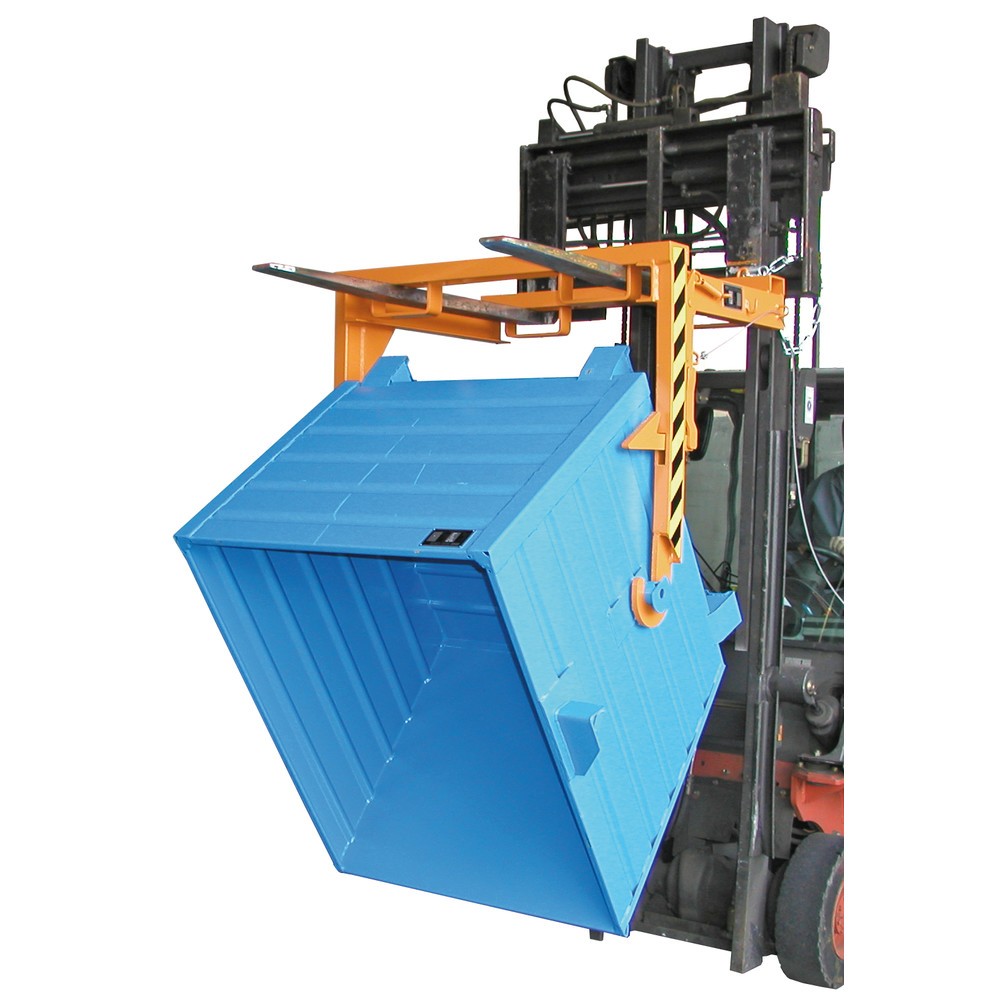 Product afbeelding: Bauer® Traverse voor stapelbare kantelbakken, volume 0,3 m³, RAL 3000 vuurrood