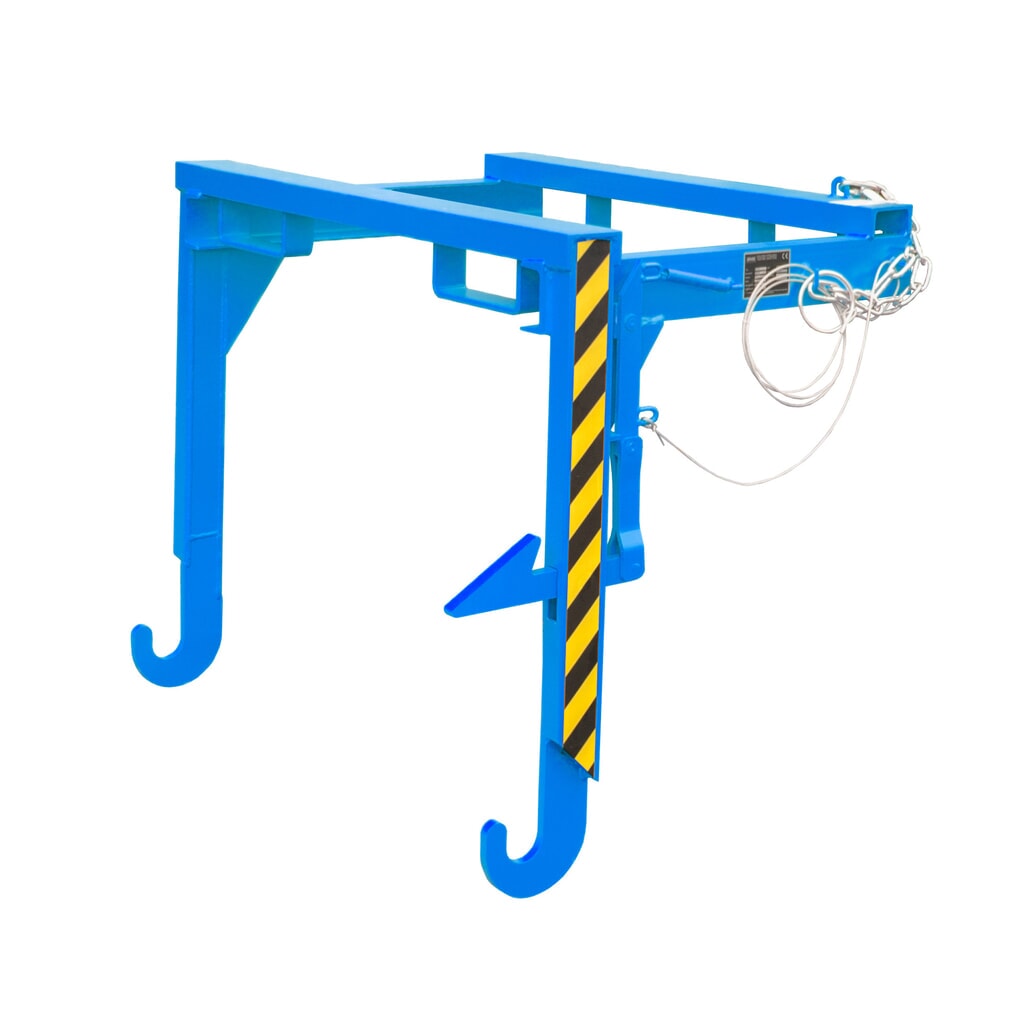 Bauer® Traverse voor stapelbare kantelbakken, volume 0,9 m³, RAL 5012 lichtblauw Product afbeelding: Bauer® Traverse voor stapelbare kantelbakken, volume 0,9 m³, RAL 5012 lichtblauw