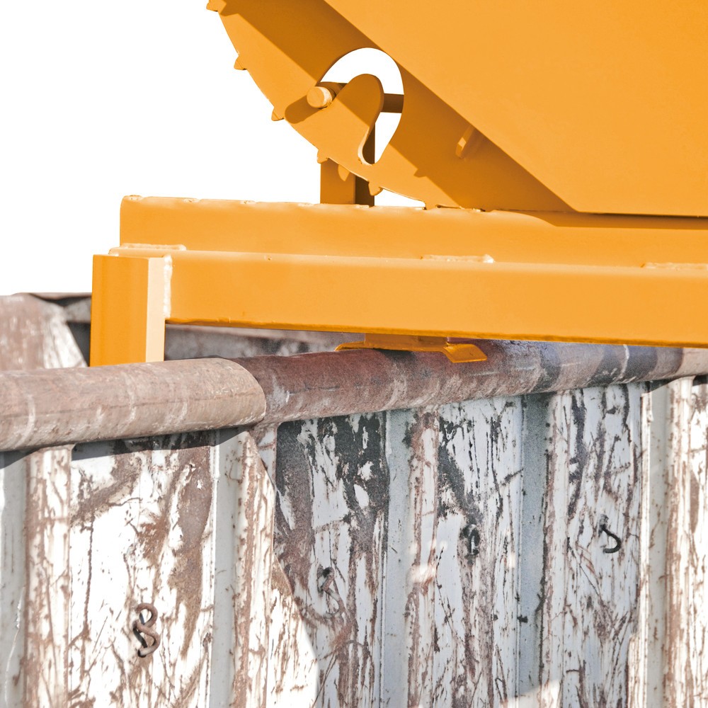 Productafbeelding nr. 4: Bauer® Zwaarlastkantelbak, capaciteit 4.000 kg, gelakt, volume 0,6 m³, RAL 3000 vuurrood
