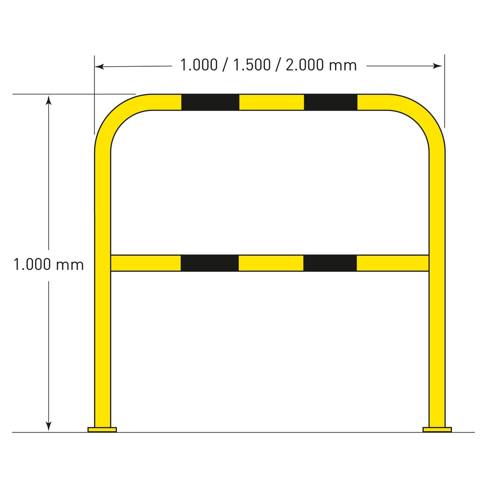 Productafbeelding nr. 3: Beschermbeugel, voor gebruik binnen, hxb 1.000 x 1.000 mm