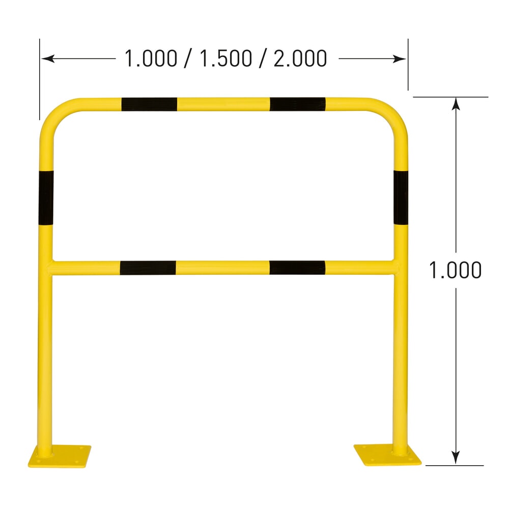 Productafbeelding nr. 3: Beschermbeugel Small, voor binnengebruik, hxb 1.000 x 2.000 mm
