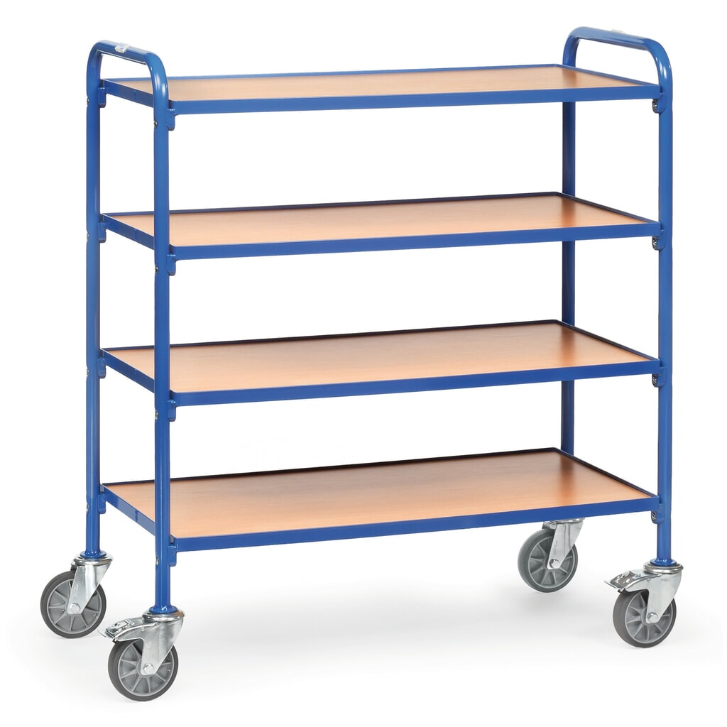 Bijzetwagen fetra® voor bakken, met bodemplaten van 940 x 470 mm Product afbeelding: Bijzetwagen fetra® voor bakken, met bodemplaten van 940 x 470 mm
