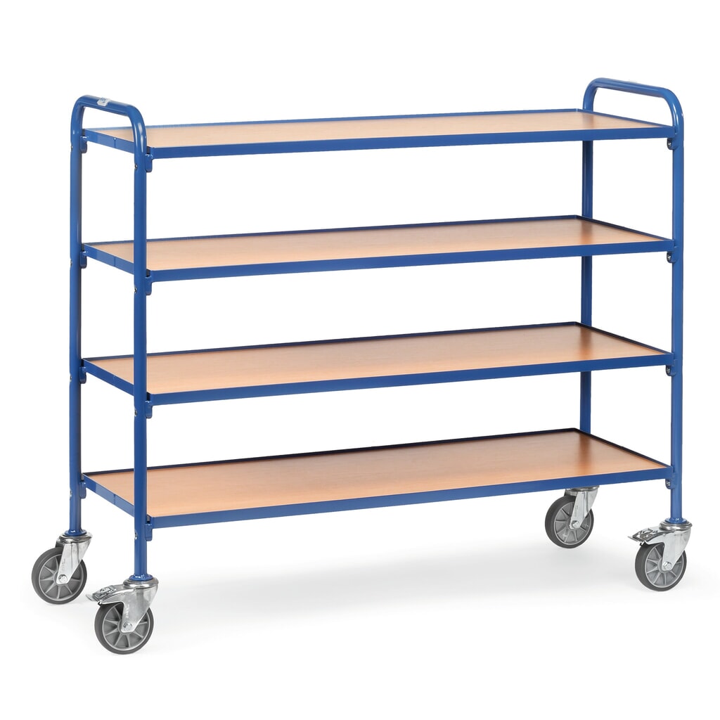 Bijzetwagen fetra® voor bakken, met bodemplaten van 1.250 x 470 mm Product afbeelding: Bijzetwagen fetra® voor bakken, met bodemplaten van 1.250 x 470 mm
