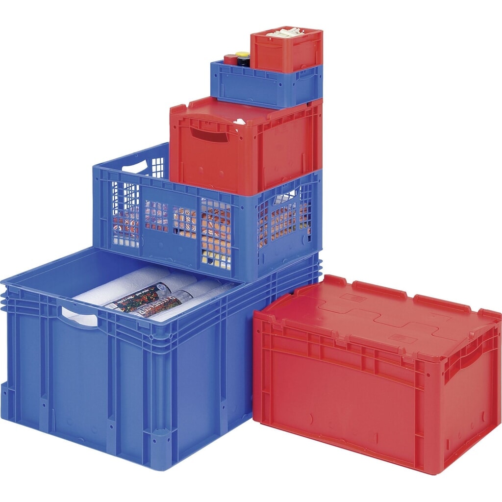 Bito Eurobox XL, hxbxd 270 x 400 x 600 mm, 51 liter, gentiaanblauw Productafbeelding nr. 2: Bito Eurobox XL, hxbxd 270 x 400 x 600 mm, 51 liter, gentiaanblauw