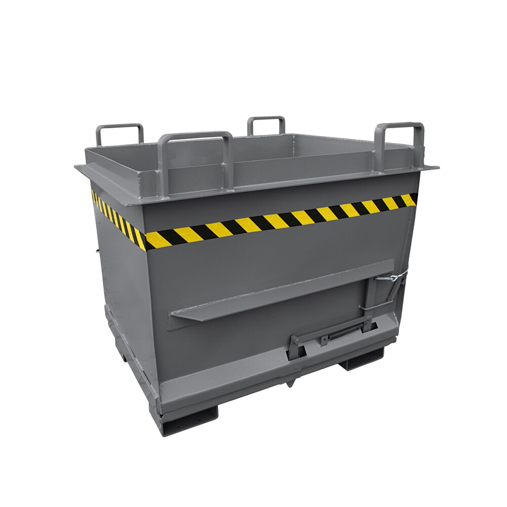 Product afbeelding: Bodemklepcontainer Eichinger® in conische uitvoering, 1.000 kg, 500 liter antracietgrijs