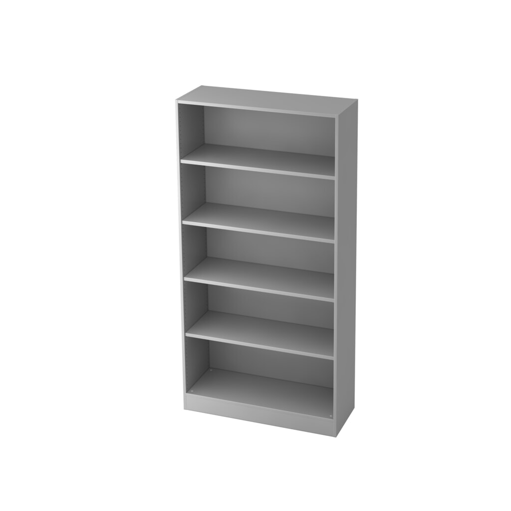Rekkast Solid, 4 legplanken, breedte 1.000 mm, grijs Productafbeelding nr. 2: Rekkast Solid, 4 legplanken, breedte 1.000 mm, grijs