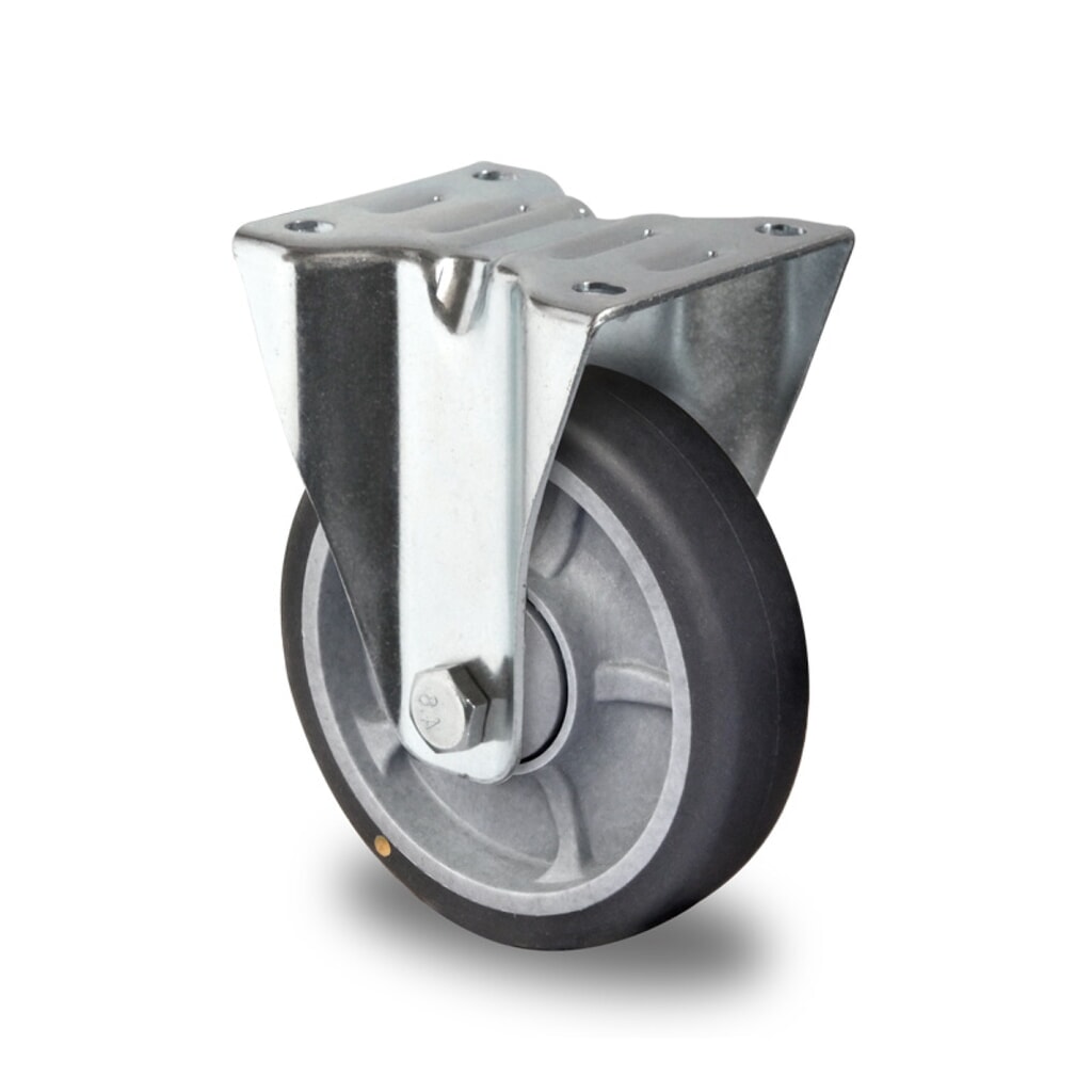 Bokwiel ø 100 mm serie P2G2 (el. geleidend) kogellager Product afbeelding: Bokwiel ø 100 mm serie P2G2 (el. geleidend) kogellager