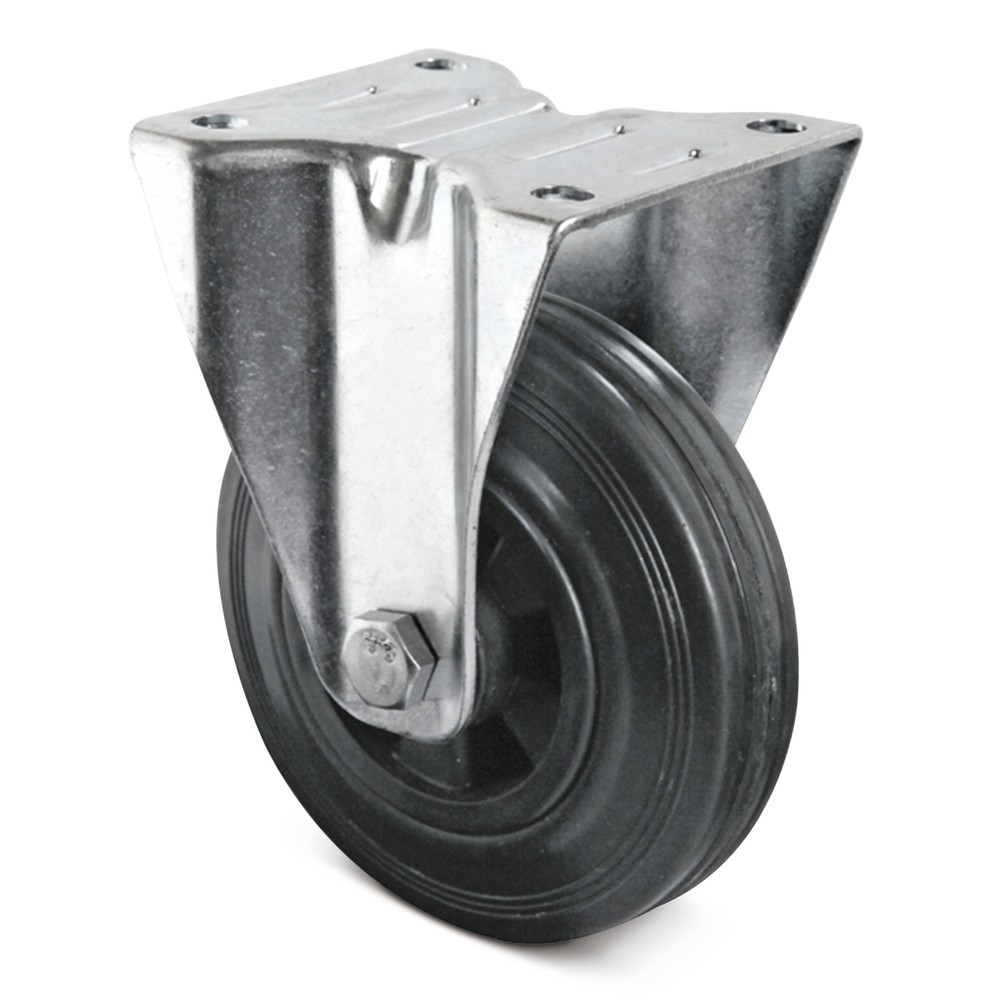 Product afbeelding: Bokwiel van massief rubber, PP-velg, Ø x breedte 80 x 35 mm, cap. 70 kg