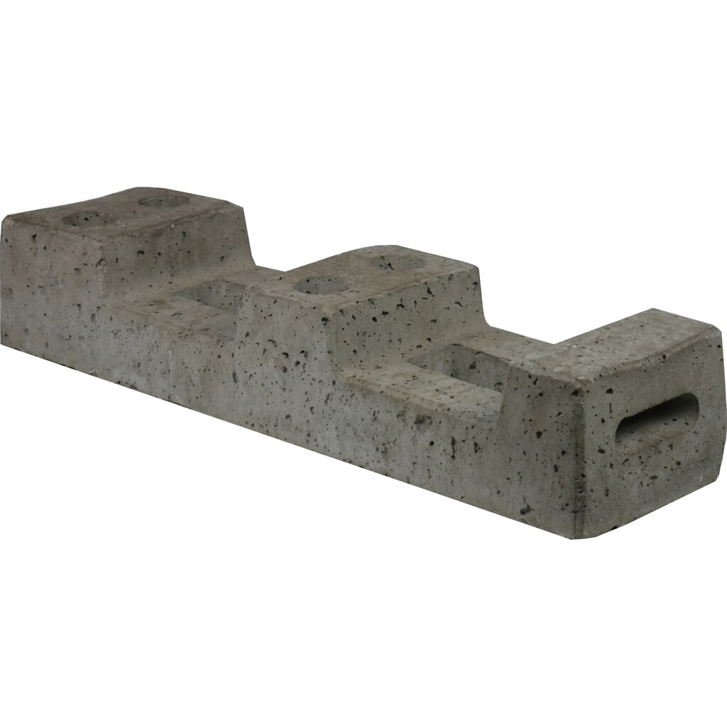 Bouwhekvoet Schake, beton, 4 gaten, 25 kg Product afbeelding: Bouwhekvoet Schake, beton, 4 gaten, 25 kg