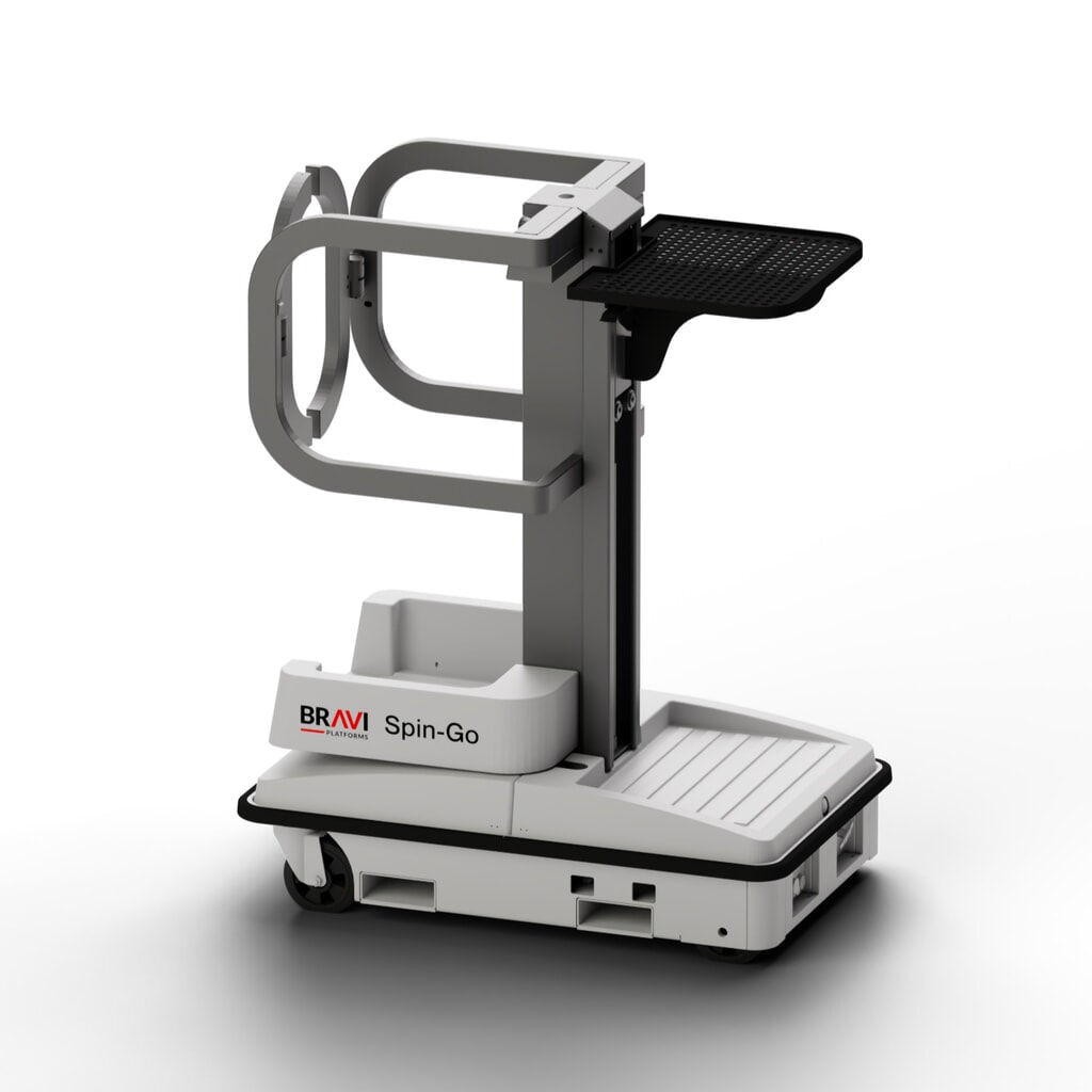 Bravi® Platforms orderpicker-personenlift Spin-Go Product afbeelding: Bravi® Platforms orderpicker-personenlift Spin-Go