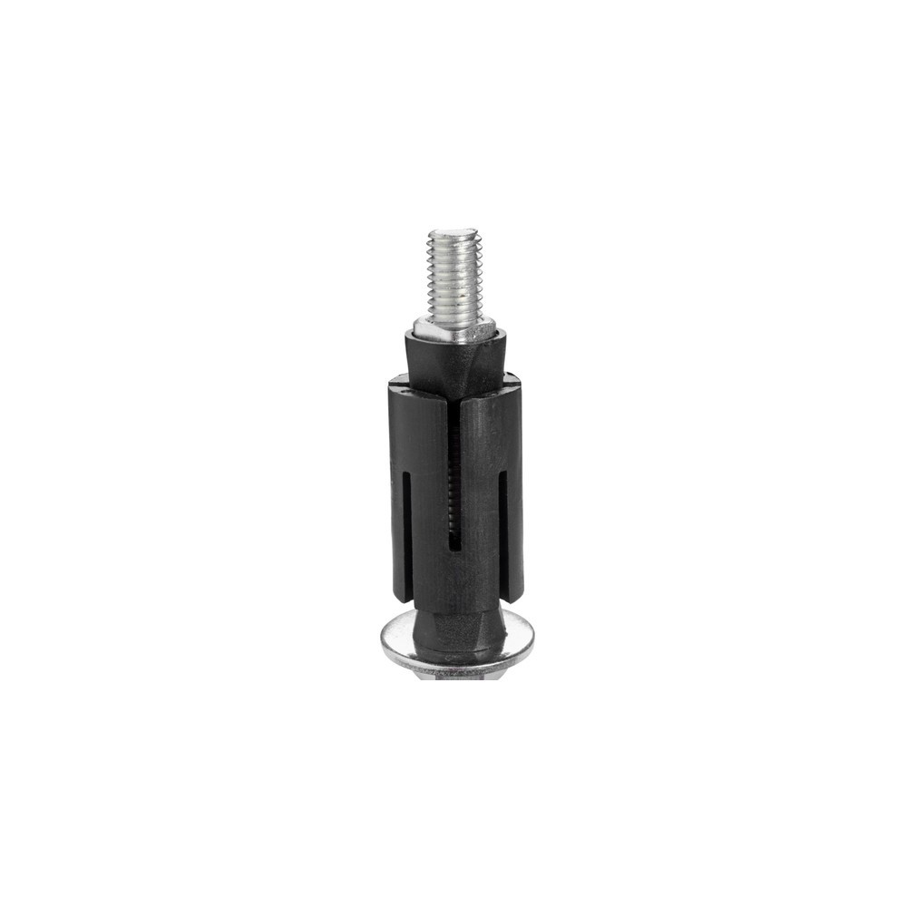 Product afbeelding: Gespreide bevestiging BS ROLLEN voor apparaatwiel TPE met boutgat, ronde buis, spanbereik 19,0 - 21,5 mm