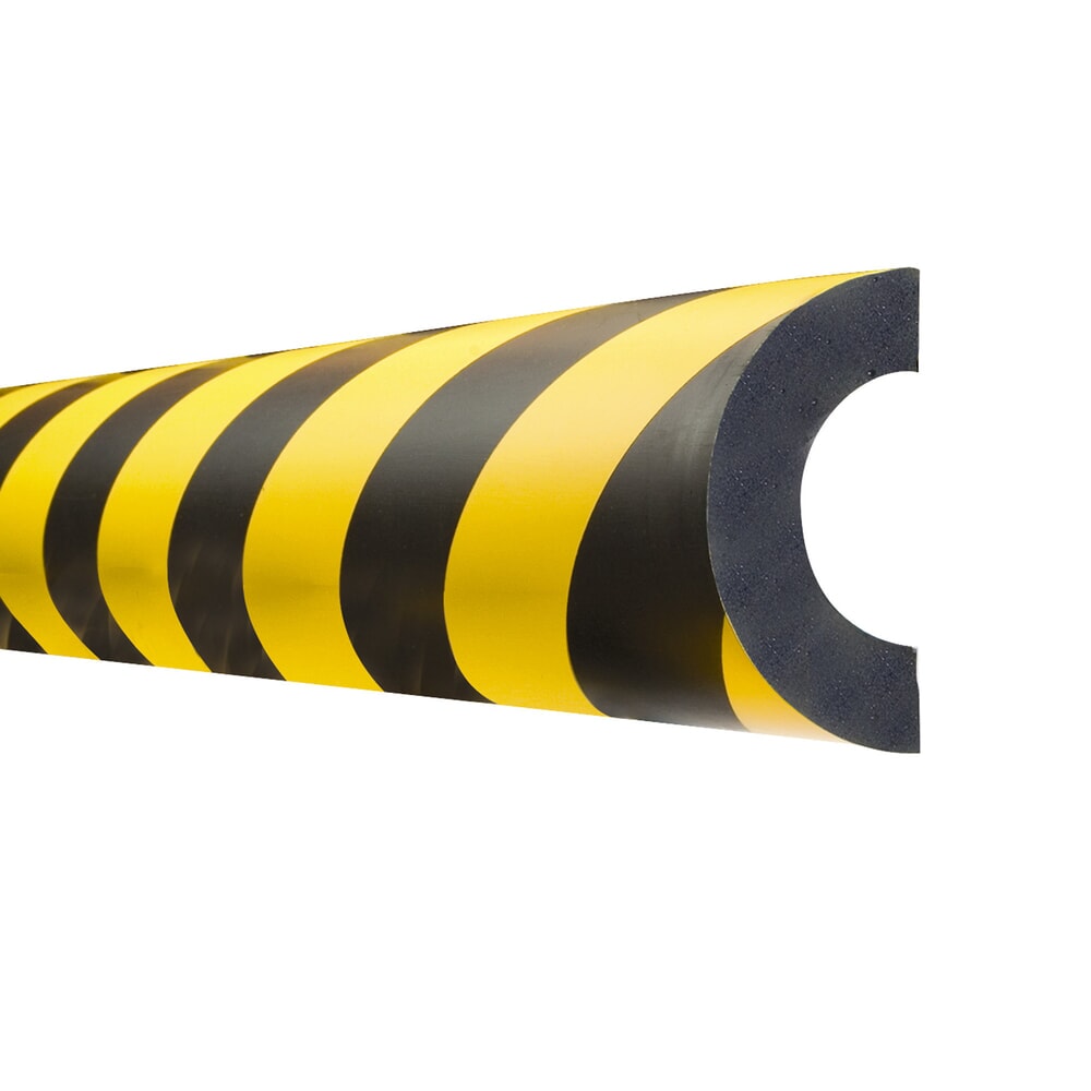 Product afbeelding: Stootbescherming voor buizen MORAVIA, halfrond, magnetisch, binnen Ø 60 mm, lengte 1 m