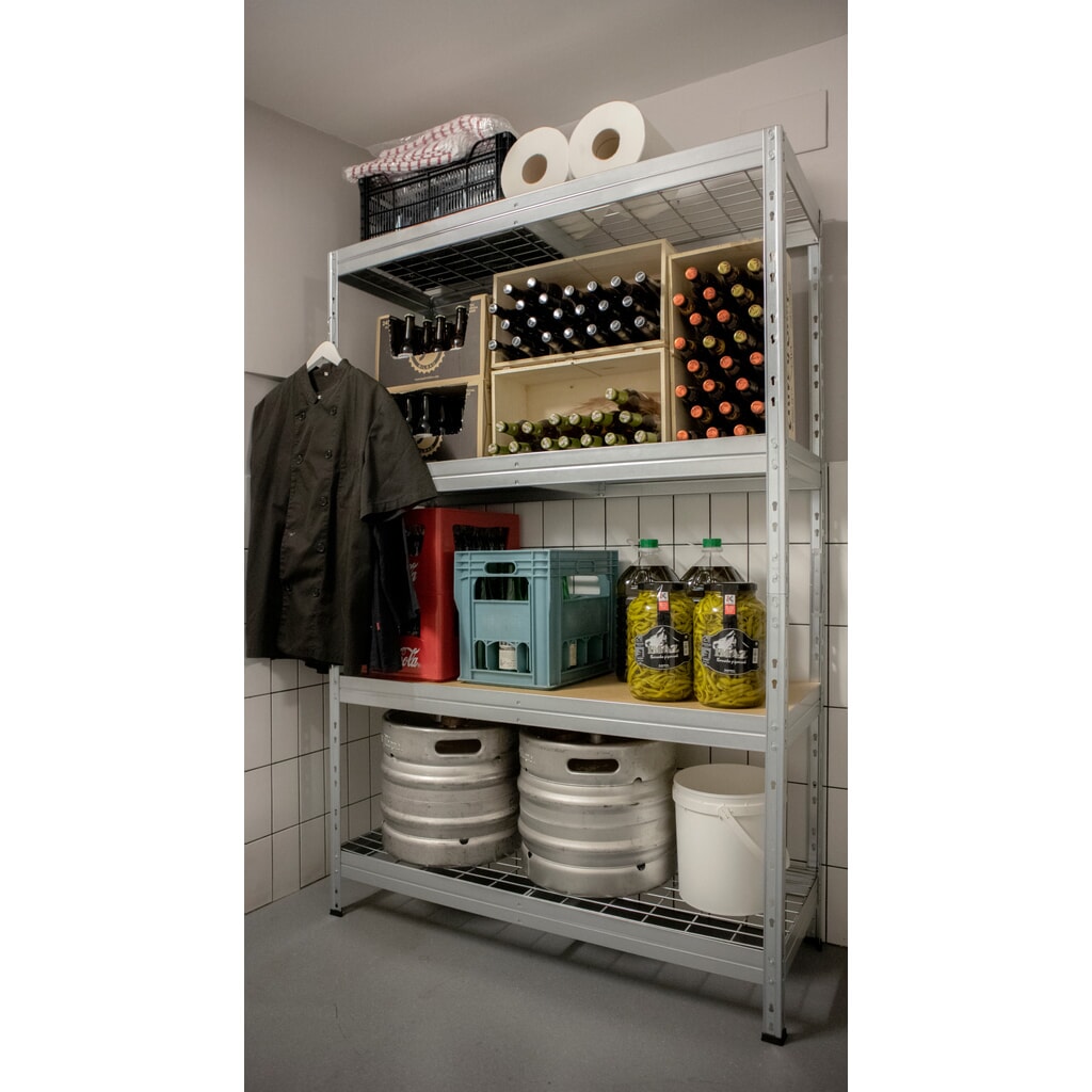 Outdoor grootvakrek met roosterbodem, hxbxd 1.800 x 1.200 x 450 mm Productafbeelding nr. 7: Outdoor grootvakrek met roosterbodem, hxbxd 1.800 x 1.200 x 450 mm