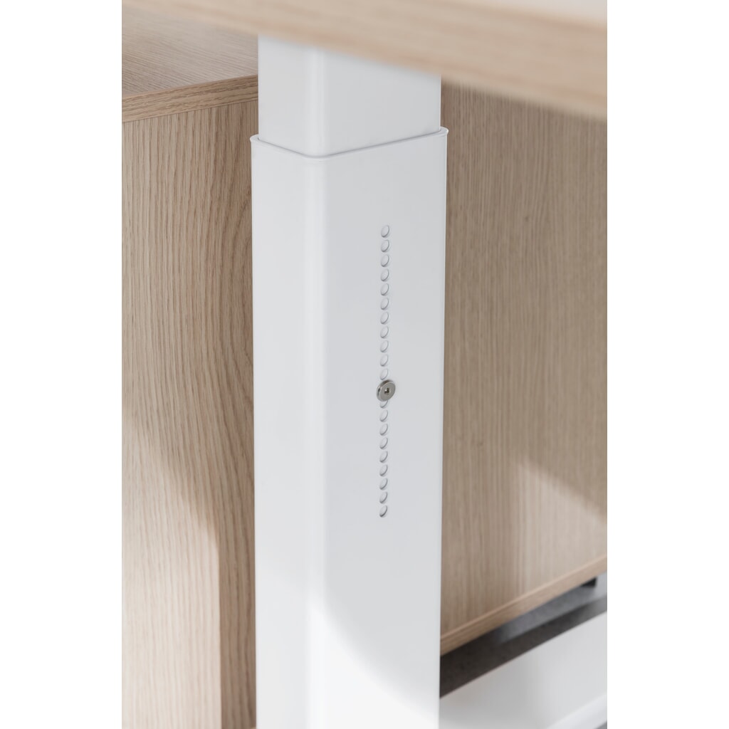 Productafbeelding nr. 3: Hammerbacher Handmatig in hoogte verstelbaar bureau, C-poot, BxD 1.600 x 800 mm, mgrijs