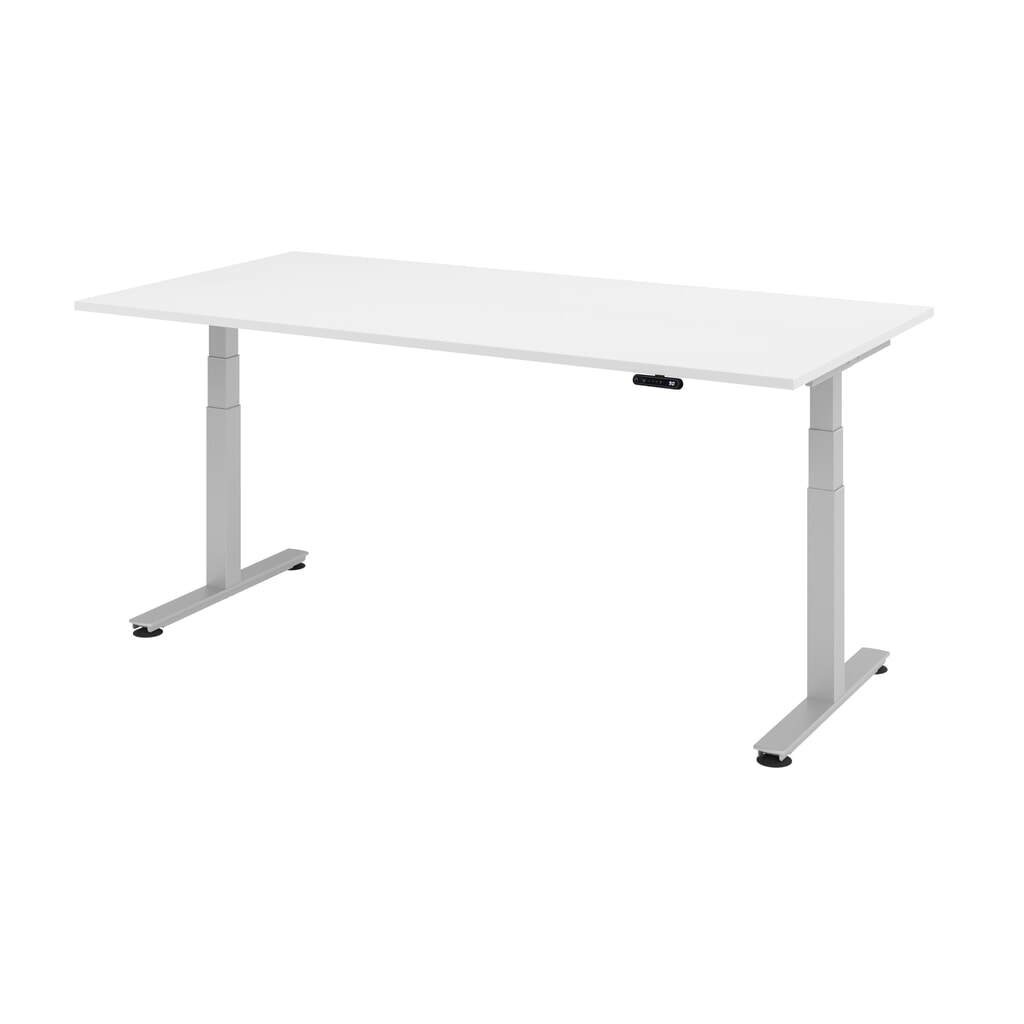 Zit- / stabureau Hammerbacher el. 200X100 cm wit Product afbeelding: Zit- / stabureau Hammerbacher el. 200X100 cm wit