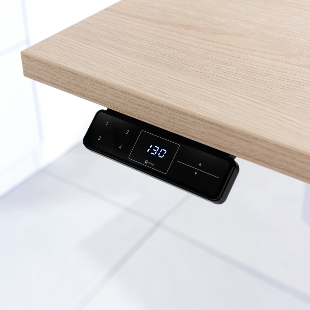 Productafbeelding nr. 4: Hammerbacher Elektrisch in hoogte verstelbaar bureau, met geheugenschakelaar, C-poot, BxD 1.600 x 800 mm, esdoorn