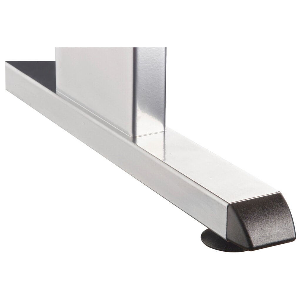 Productafbeelding nr. 5: Hammerbacher handmatig in hoogte verstelbaar bureau Solid, C-poot, BxD 1.600 x 800 mm, grijs