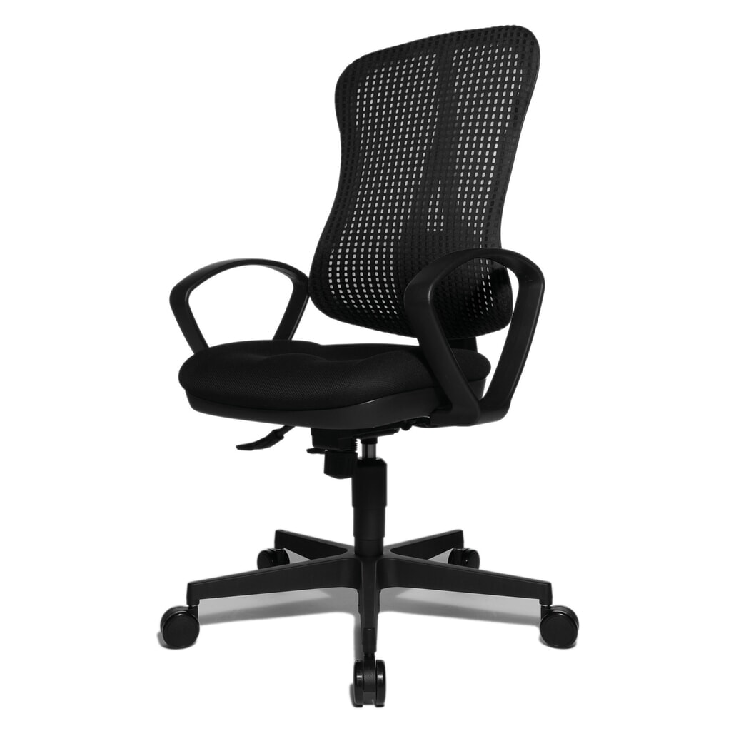 Productafbeelding nr. 3: Bureaustoel Head Point SY, zwart/zwart, design-voet