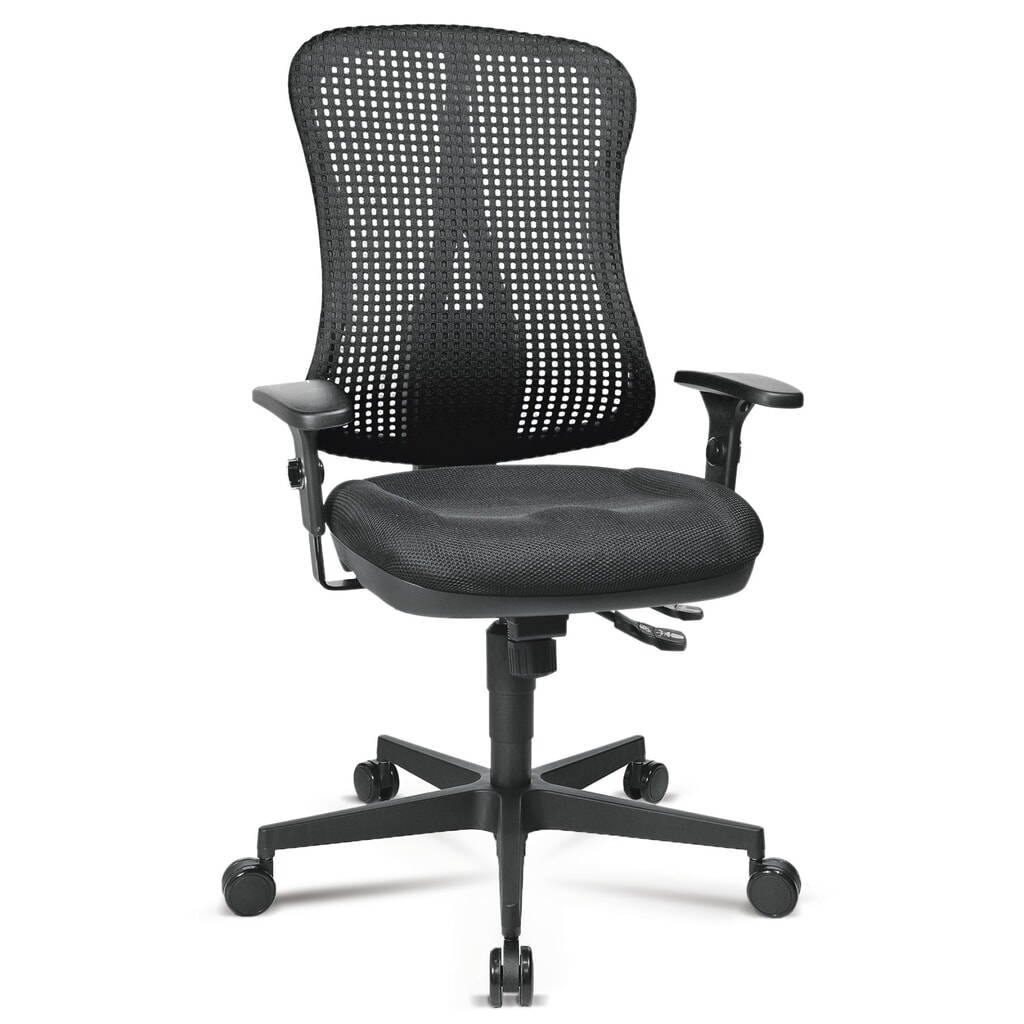 Product afbeelding: Bureaustoel Head Point SY, zwart/zwart, design-voet