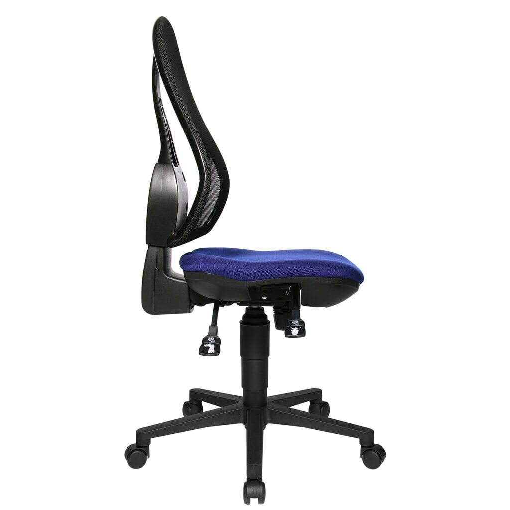 Productafbeelding nr. 2: Antihernia-draaistoel netoptiek, blauw