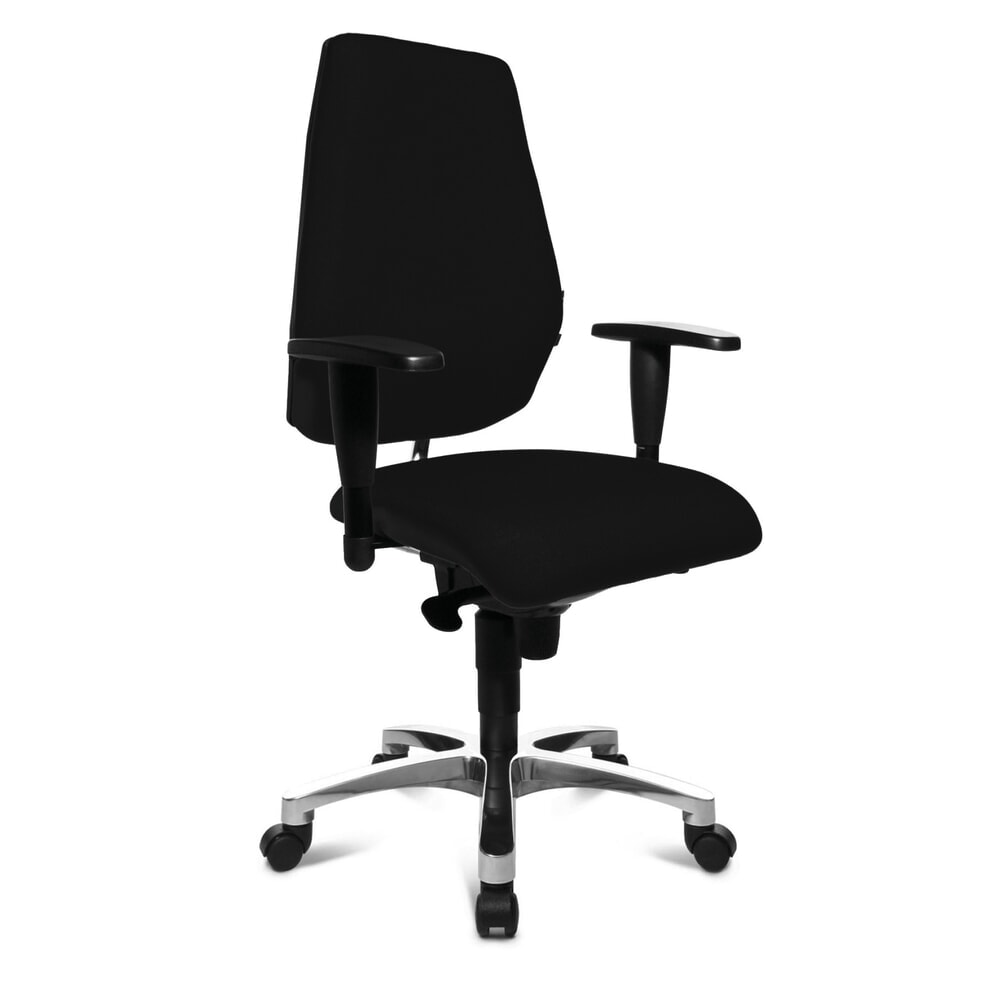 Productafbeelding nr. 1: Fitness-draaistoelen, hg./brd. verstelb. armleuningen, zwart