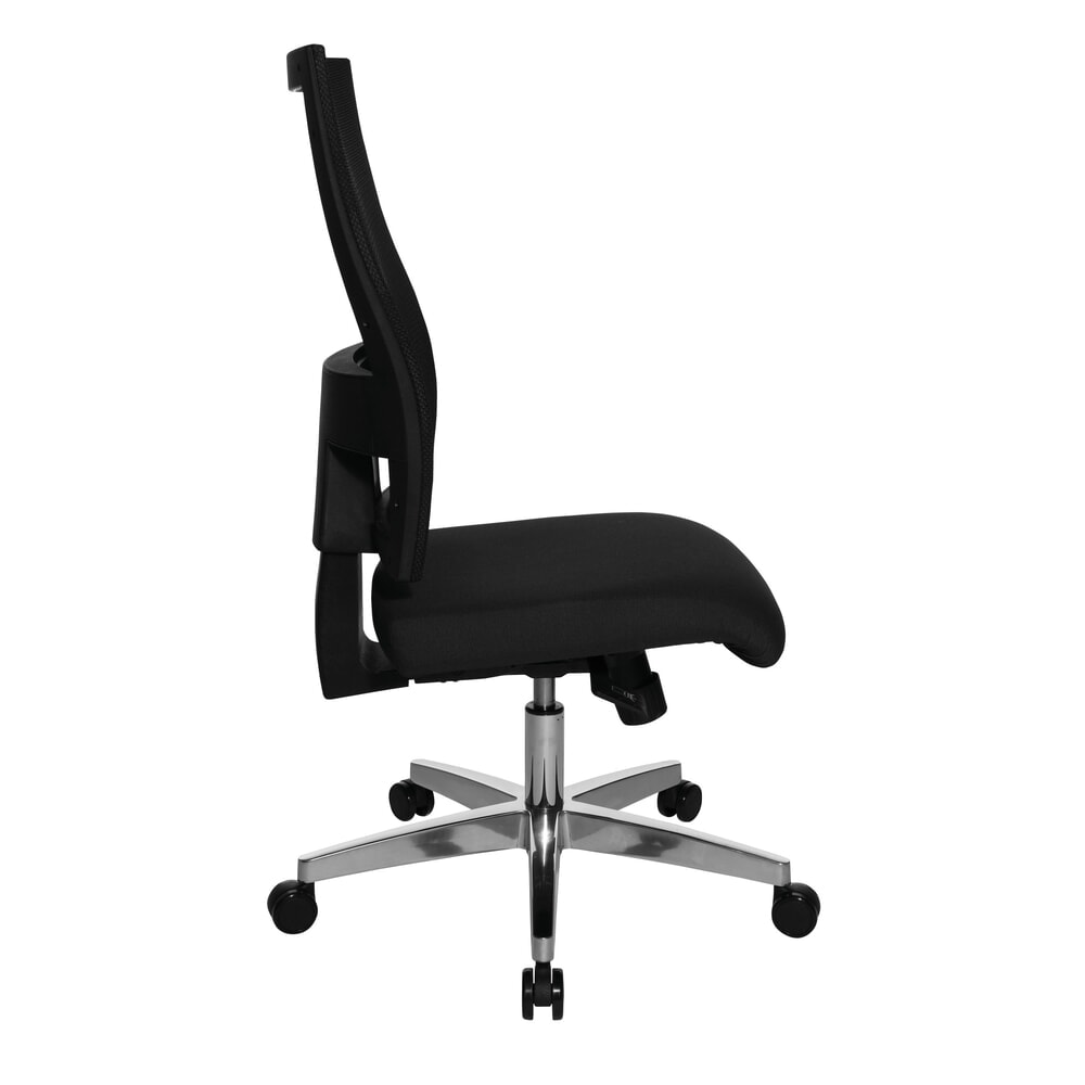 Productafbeelding nr. 4: Design-draaistoel in netoptiek met fitnessfunctie, zwart