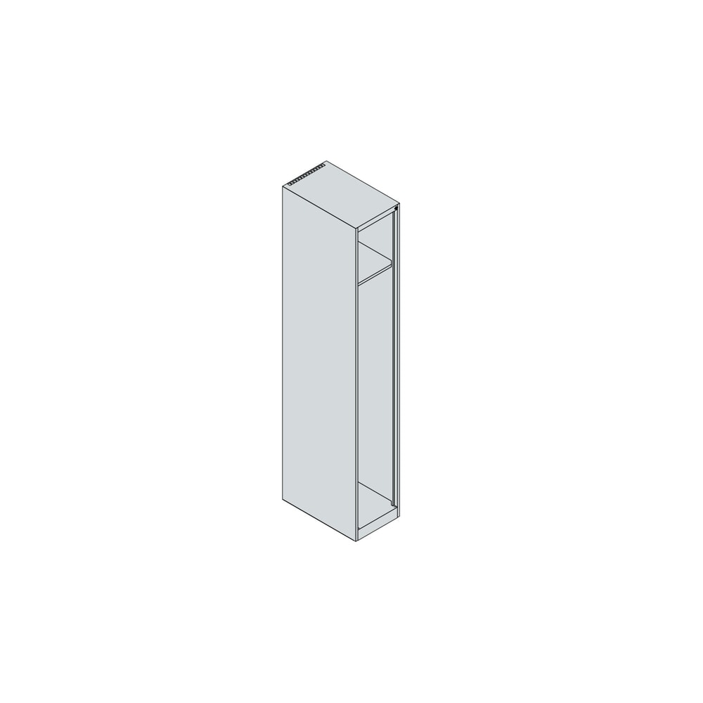 Productafbeelding nr. 4: C+P brandweerkast EXPERT, sokkel, 1 compartiment, hxbxd 1.850 x 300 x 500 mm, vuurrood, met helmhouder