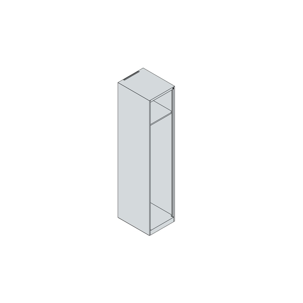Productafbeelding nr. 5: C+P brandweerkast EXPERT, vloerglijders, 1 compartiment, hxbxd 1.850 x 400 x 500 mm, antracietgrijs