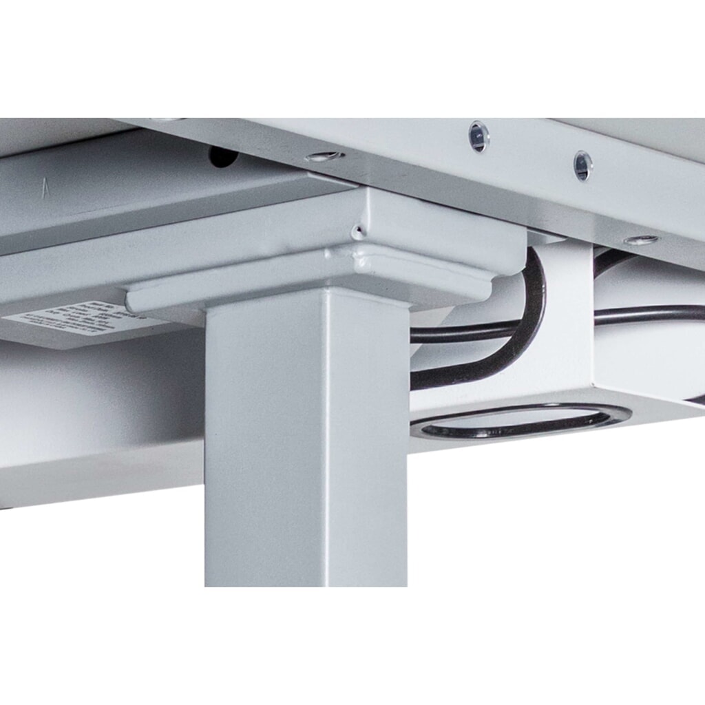 Productafbeelding nr. 3: CEHA elektrisch in hoogte verstelbaar bureau, krasvast oppervlak, hxbxd 610 - 1.250 x 1.600 x 800 mm, mgrijs/wit