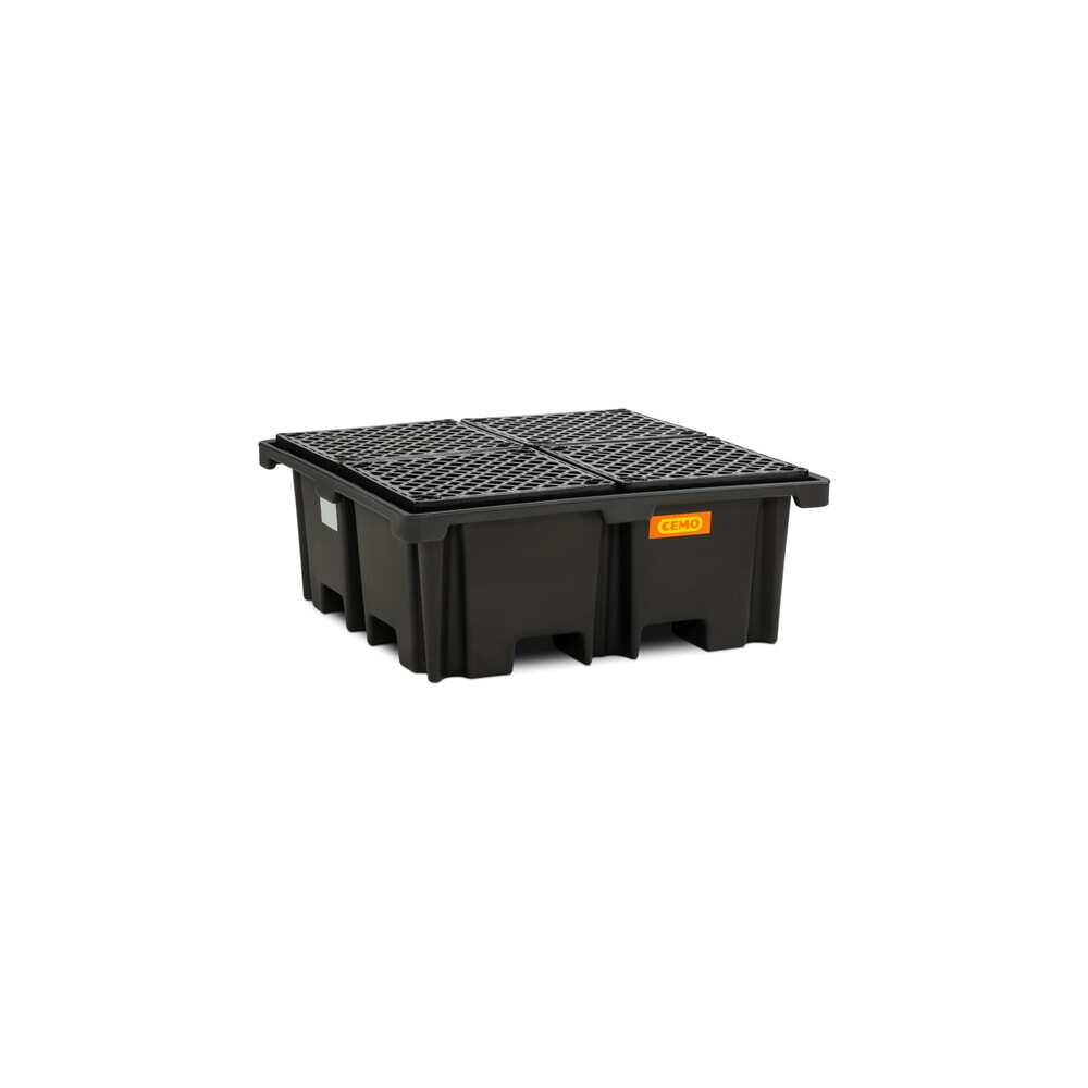 Productafbeelding nr. 1: Palletlekbak CEMO 400/4, voor 1 pallet 1.200 x 1.200 mm, inhoud 400 l, incl. PE-rooster