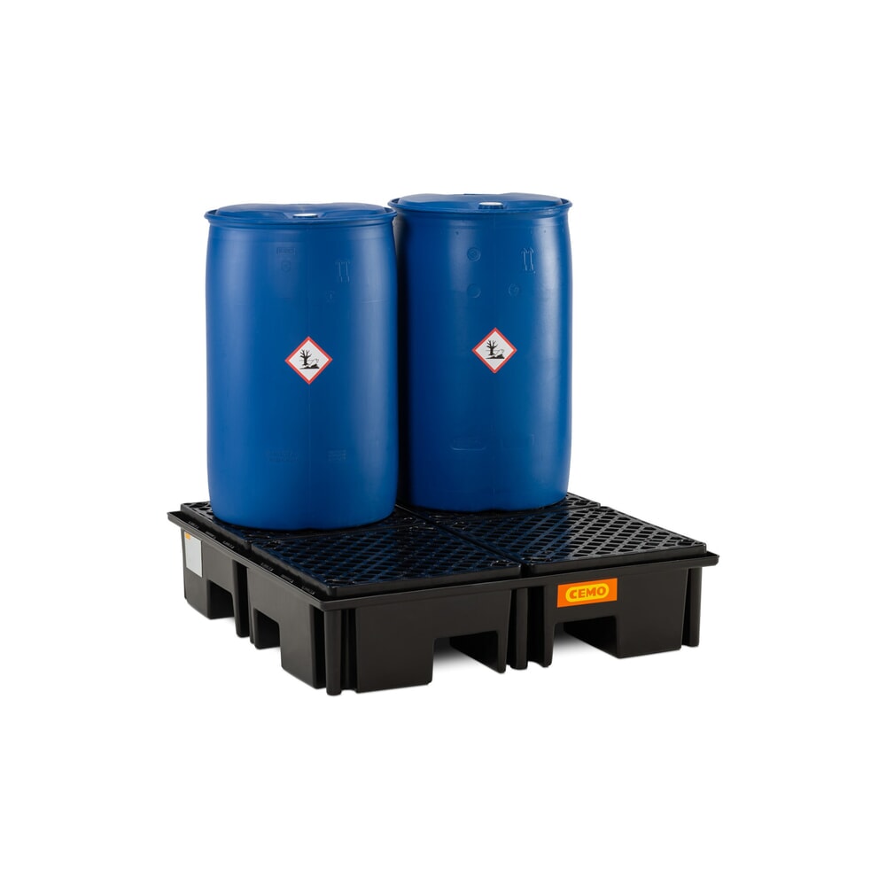 Productafbeelding nr. 3: Palletlekbak CEMO 220/4, voor 1 pallet 1.200 x 1.200 mm, inhoud 220 l, incl. PE-rooster