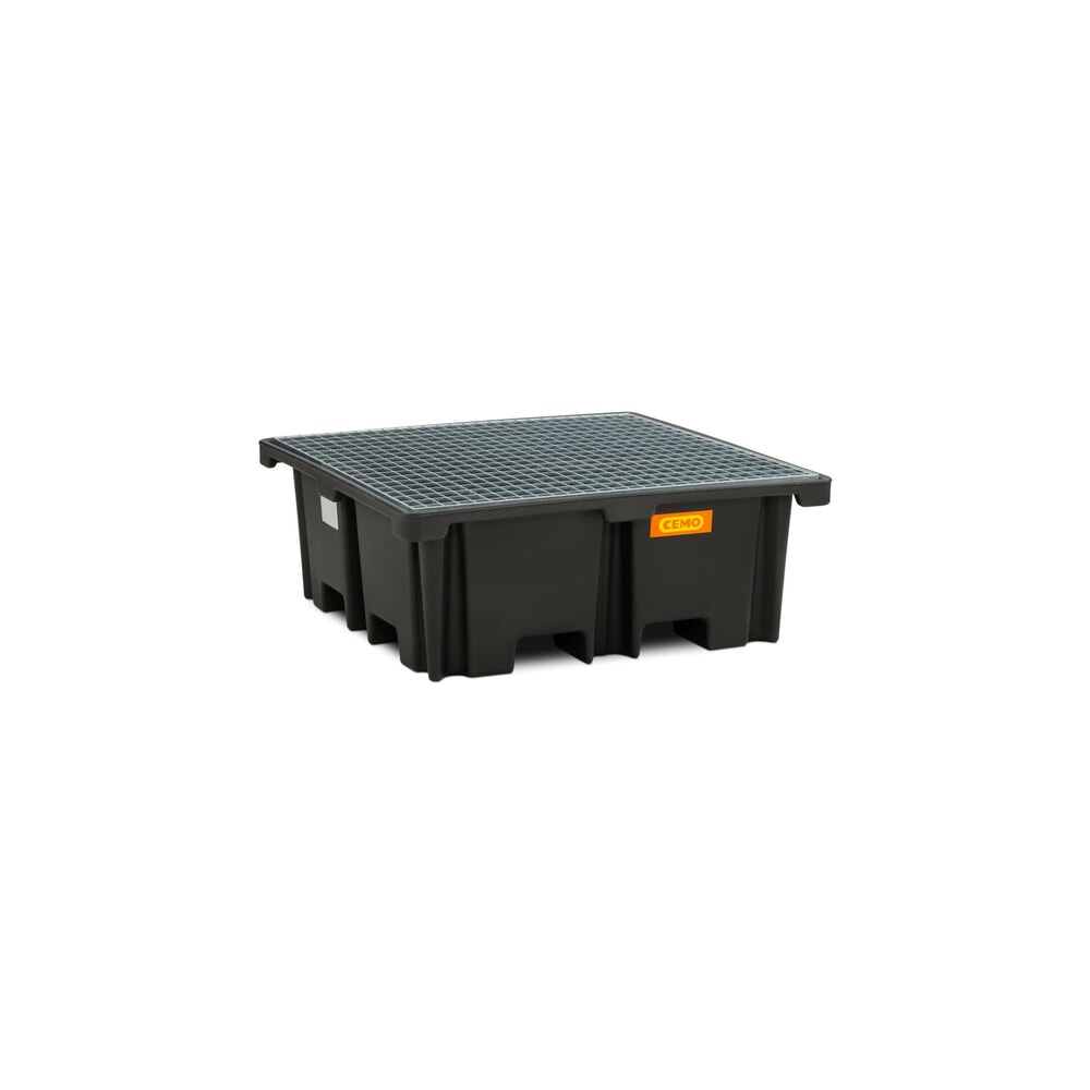 Productafbeelding nr. 1: Palletlekbak CEMO 400/4, voor 1 pallet 1.200 x 1.200 mm, inhoud 400 l, incl. stalen rooster