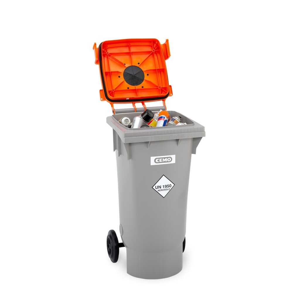 CEMO verzamelbak voor spuitbussen, 120 l Productafbeelding nr. 8: CEMO verzamelbak voor spuitbussen, 120 l