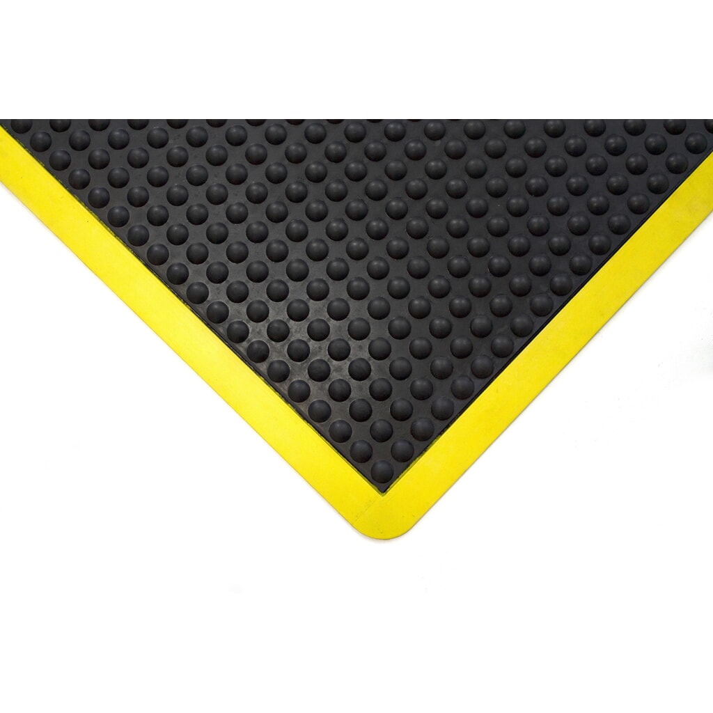 COBA Bubblemat Safety antivermoeidheidsmat, bxd 600 x 900 mm, zwart/geel Productafbeelding nr. 2: COBA Bubblemat Safety antivermoeidheidsmat, bxd 600 x 900 mm, zwart/geel