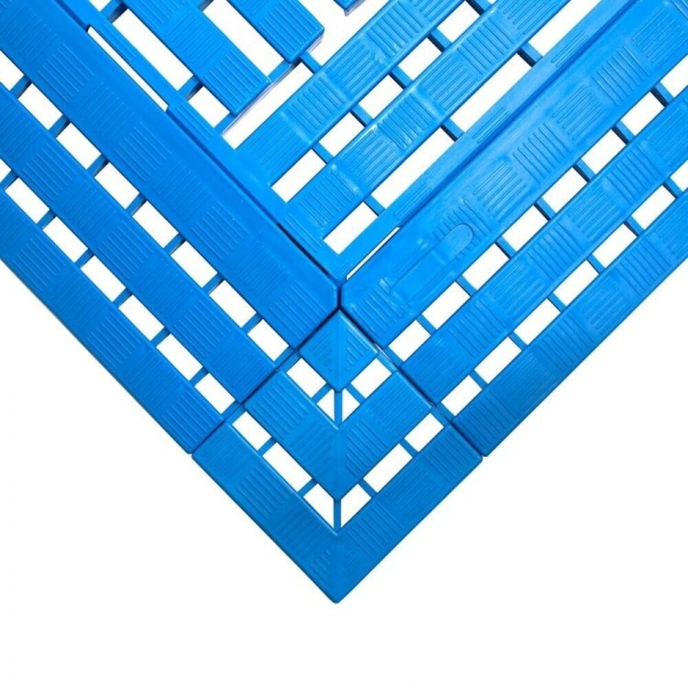 Product afbeelding: COBA Hoek voor werkplekmat van PE, bxd 112 x 112 mm, blauw