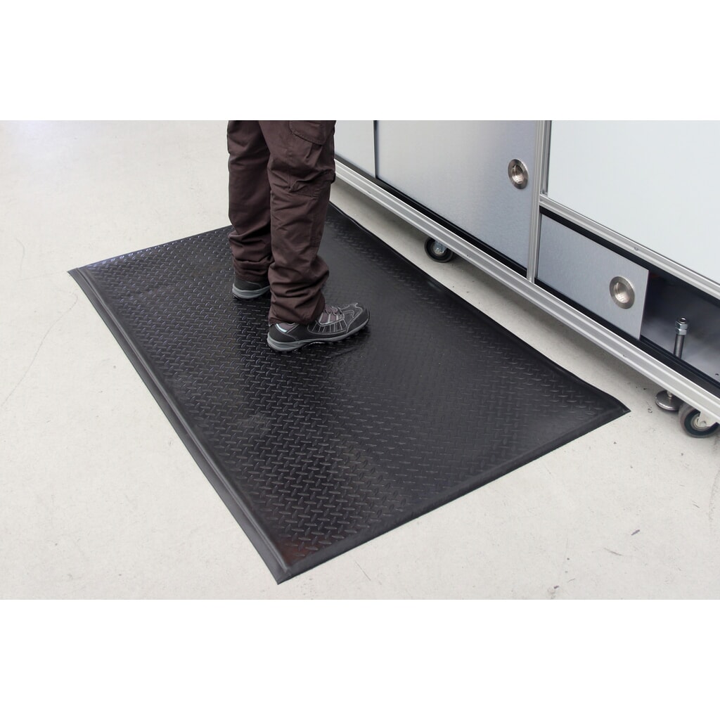COBA Orthomat® antivermoeidheidsmat Comfort Plus, bxd 600 x 900 mm, zwart Productafbeelding nr. 4: COBA Orthomat® antivermoeidheidsmat Comfort Plus, bxd 600 x 900 mm, zwart