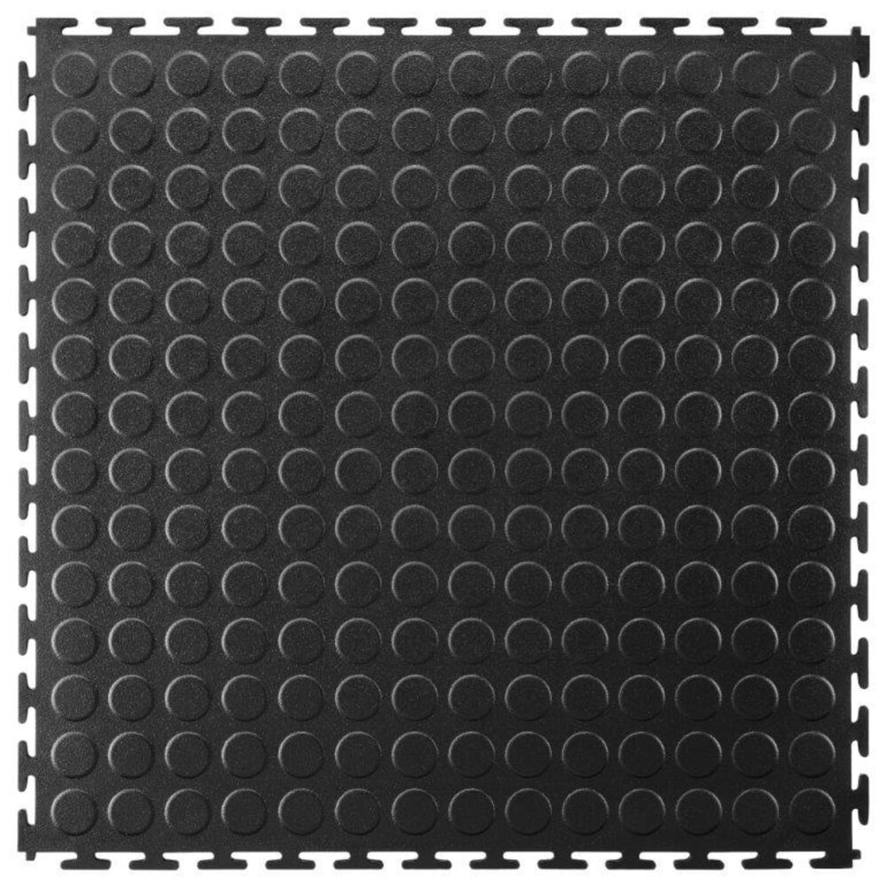 Productafbeelding nr. 3: COBA PVC-vloertegels, noppenoptiek, bxd 500 x 500 mm, zwart
