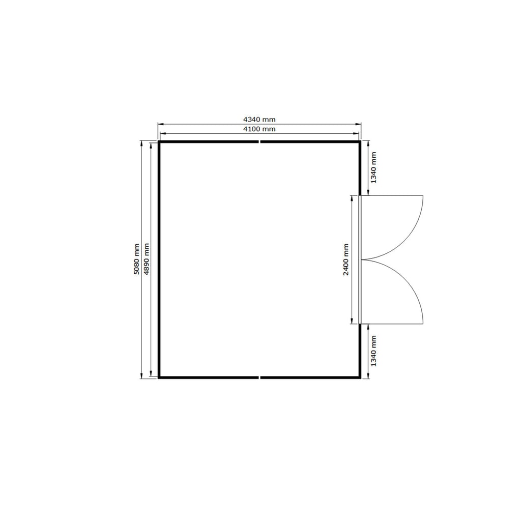 Combinatie van containers voor gevaarlijke stoffen SAFE Tank 4000 ALG, geïsoleerd, voorgemonteerd, met kunststof coating RAL 9002, buitenafmetingen 5.380x4.340x2.520 mm, dubbele draaideur, centraal in de brede zijde, opslagruimte 20 m² Productafbeelding nr. 2: Combinatie van containers voor gevaarlijke stoffen SAFE Tank 4000 ALG, geïsoleerd, voorgemonteerd, met kunststof coating RAL 9002, buitenafmetingen 5.380x4.340x2.520 mm, dubbele draaideur, centraal in de brede zijde, opslagruimte 20 m²