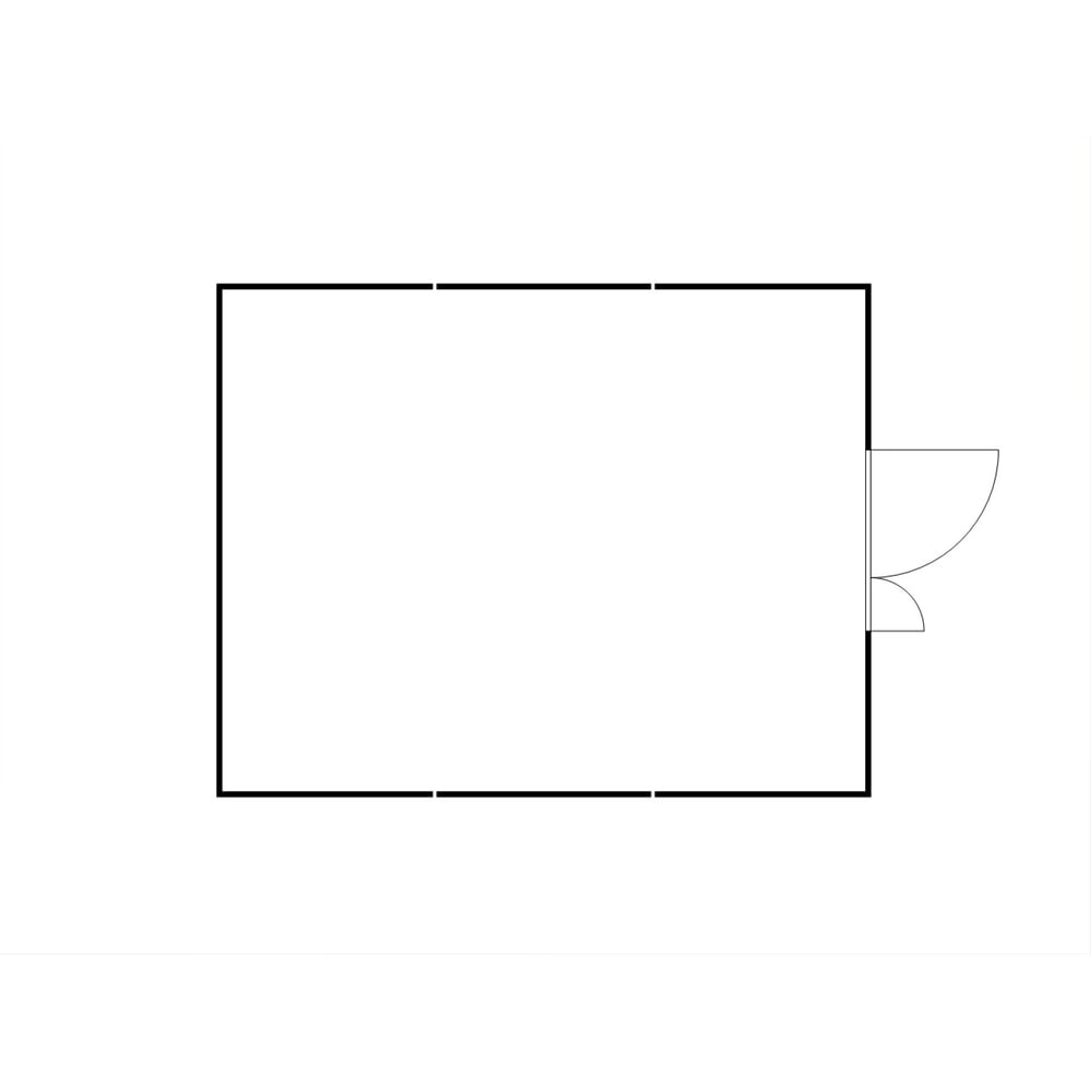 Productafbeelding nr. 2: Combinatie van containers voor gevaarlijke stoffen SAFE Tank 5000 WGK 1-3, geïsoleerd, voorgemonteerd, met kunststof coating RAL 9002, buitenafmetingen 5.080x6.520x2.520 mm, dubbele draaideur (asymmetrische verdeling), centraal in de voorzijde,