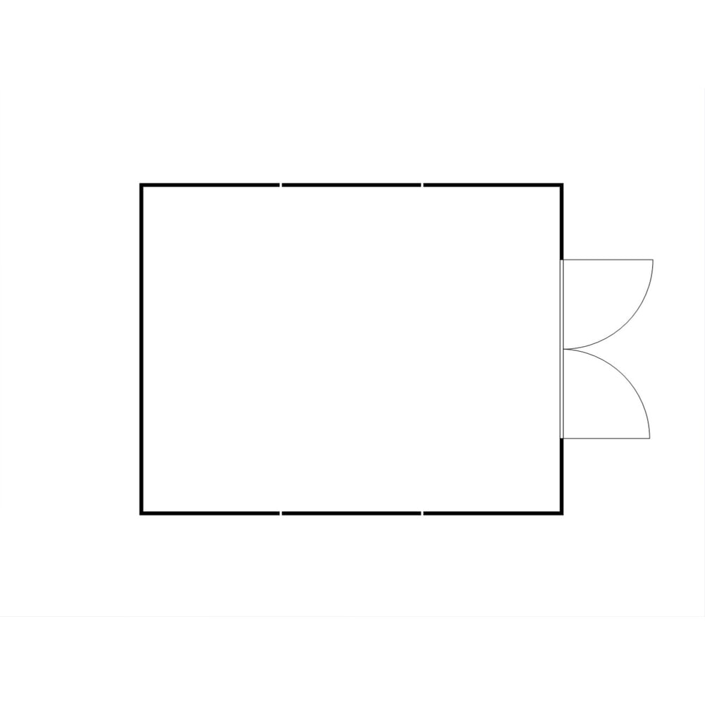 Productafbeelding nr. 2: Combinatie van containers voor gevaarlijke stoffen SAFE Tank 5000 WGK 1-3, verzinkt, voorgemonteerd, buitenafmetingen 5.080x6.520x2.300 mm, dubbele draaideur, centraal in de korte zijde, opslagruimte 32 m²