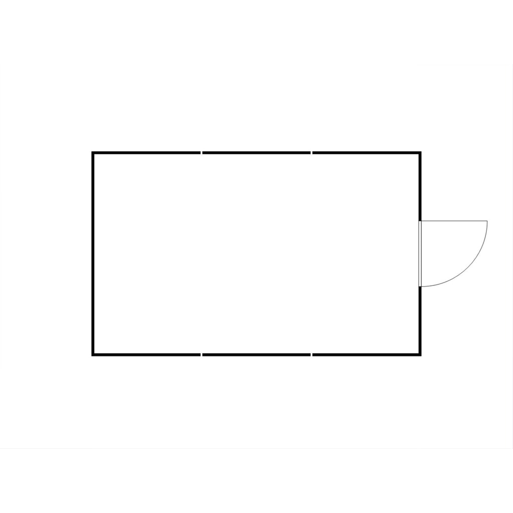 Productafbeelding nr. 2: Combinatie van containers voor gevaarlijke stoffen SAFE Tank 2500 WGK 1-3, geïsoleerd, voorgemonteerd, met kunststof coating RAL 9002, buitenafmetingen 4.050x6.520x2.510 mm, enkele draaideur, centraal in de voorzijde, opslagruimte 24 m²