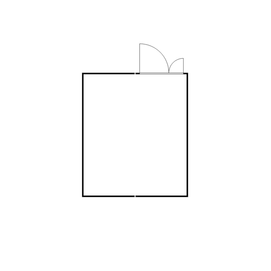 Combinatie van materiaalcontainers FLADAFI®, gedemonteerd, 21 m², met houten vloer, hxbxd 2.150 x 5.080 x 4.340 mm, dubbele draaideur (asymmetrische indeling), in het midden van de module Productafbeelding nr. 2: Combinatie van materiaalcontainers FLADAFI®, gedemonteerd, 21 m², met houten vloer, hxbxd 2.150 x 5.080 x 4.340 mm, dubbele draaideur (asymmetrische indeling), in het midden van de module
