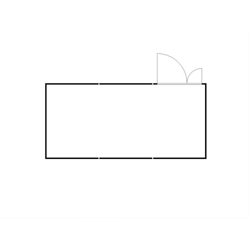 Productafbeelding nr. 2: Combinatie van containers voor gevaarlijke stoffen SAFE Tank 3000 WGK 1-3, geïsoleerd, voorgemonteerd, met kunststof coating RAL 9002, buitenafmetingen 3.050x6.520x2.560 mm, dubbele draaideur (asymmetrische verdeling), centraal in de module, opslagruimte