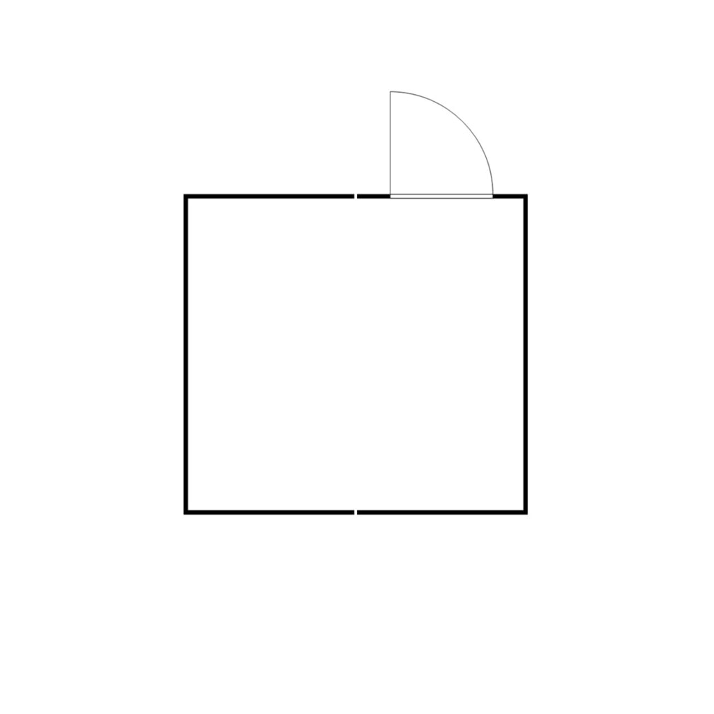 Productafbeelding nr. 2: Combinatie van materiaalcontainers FLADAFI®, geïsoleerd, 16 m², met geïsoleerde vloer, hxbxd 2.500 x 4.050 x 4.340 mm, enkele draaideur, centraal in de module