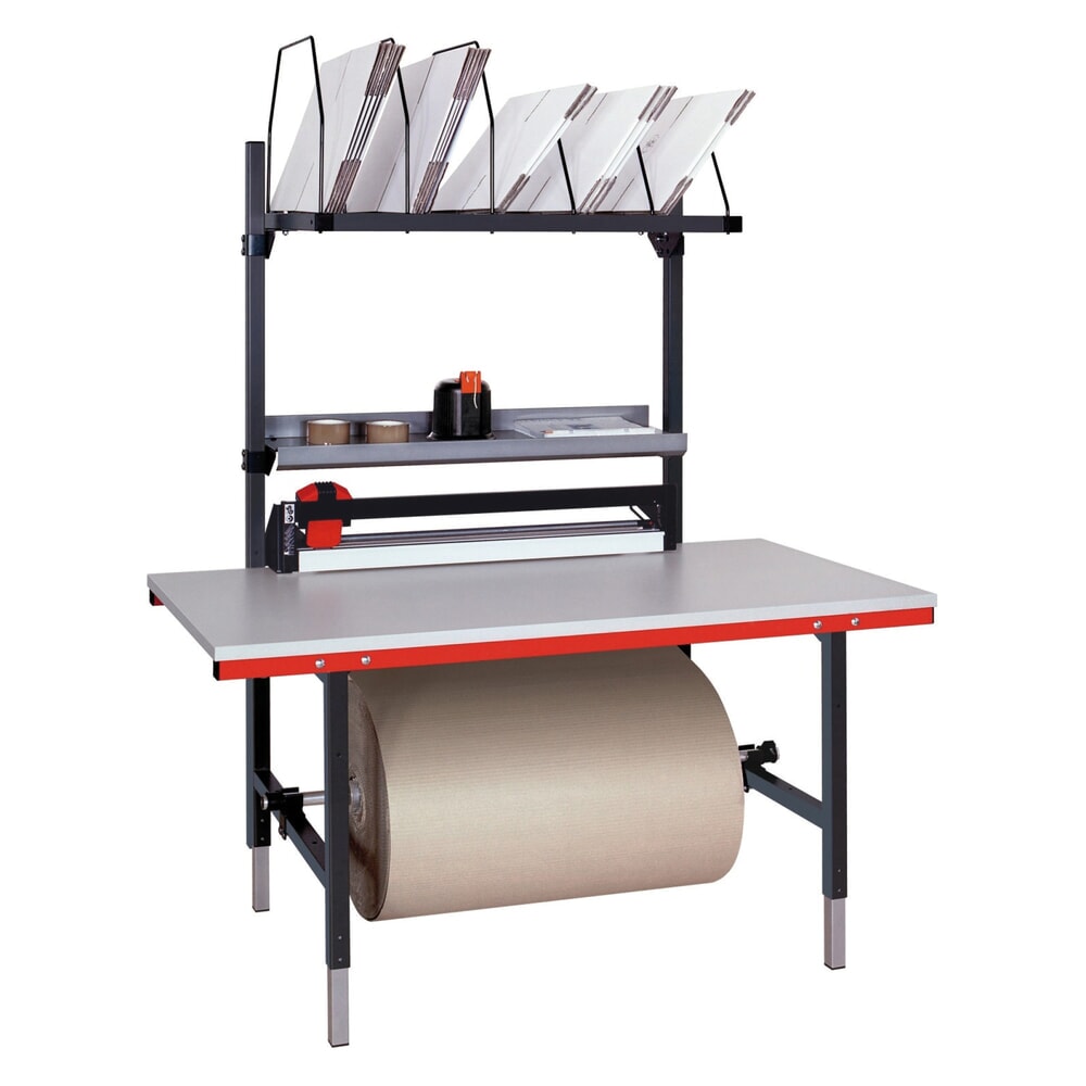 Productafbeelding nr. 6: Rocholz handmatig in hoogte verstelbare paktafel SYSTEM 2000, compleet pakket met snijvoorziening, snijbreedte 1000 mm, hxbxd 690-960 x 1.600 x 800 mm