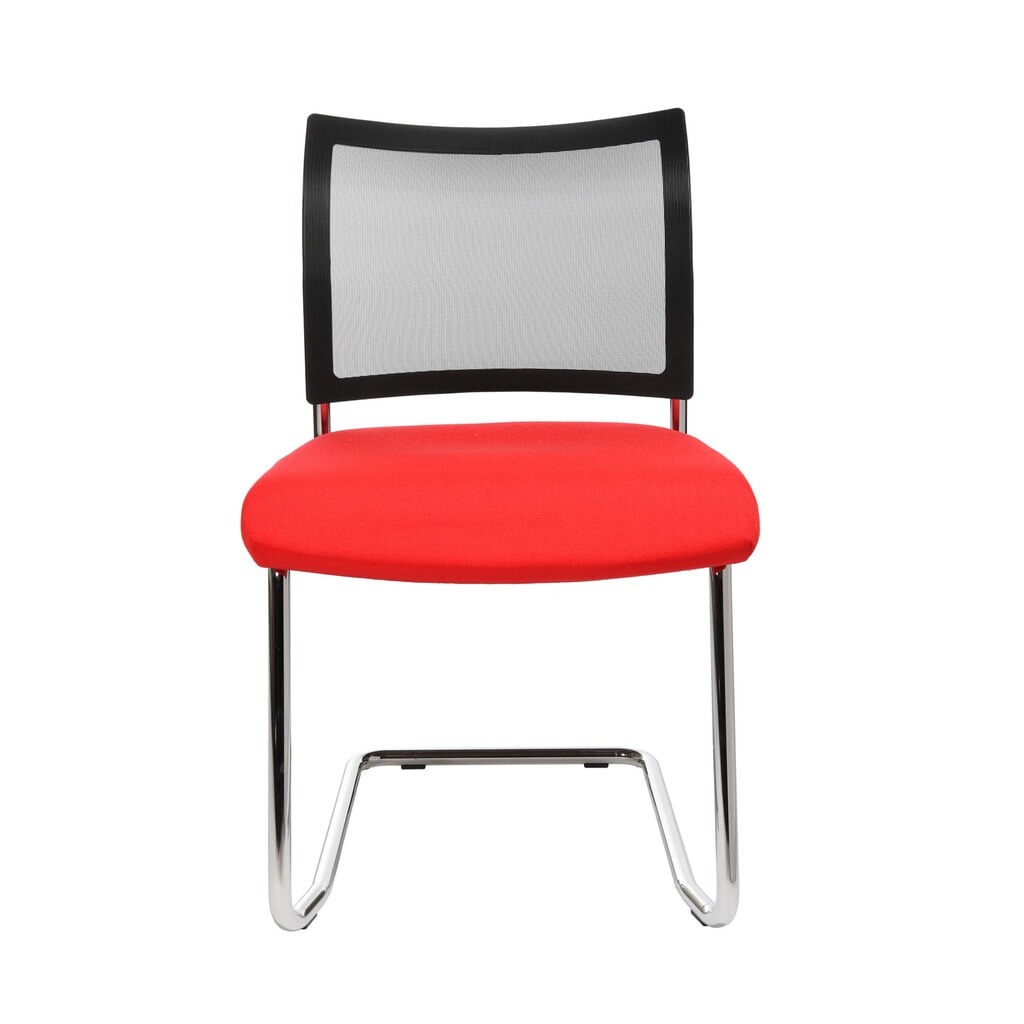 Conferentiestoel Topstar® New Age met netrugleuning, rood Productafbeelding nr. 2: Conferentiestoel Topstar® New Age met netrugleuning, rood