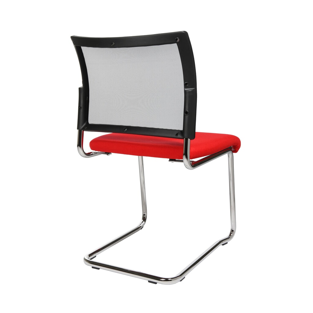 Conferentiestoel Topstar® New Age met netrugleuning, rood Productafbeelding nr. 3: Conferentiestoel Topstar® New Age met netrugleuning, rood