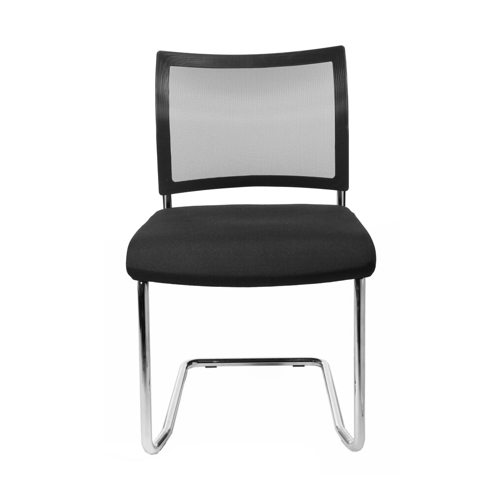 Conferentiestoel Topstar® New Age met netrugleuning, zwart Productafbeelding nr. 2: Conferentiestoel Topstar® New Age met netrugleuning, zwart